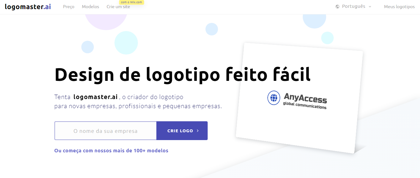 Criador de Logos Logomaster.ai
