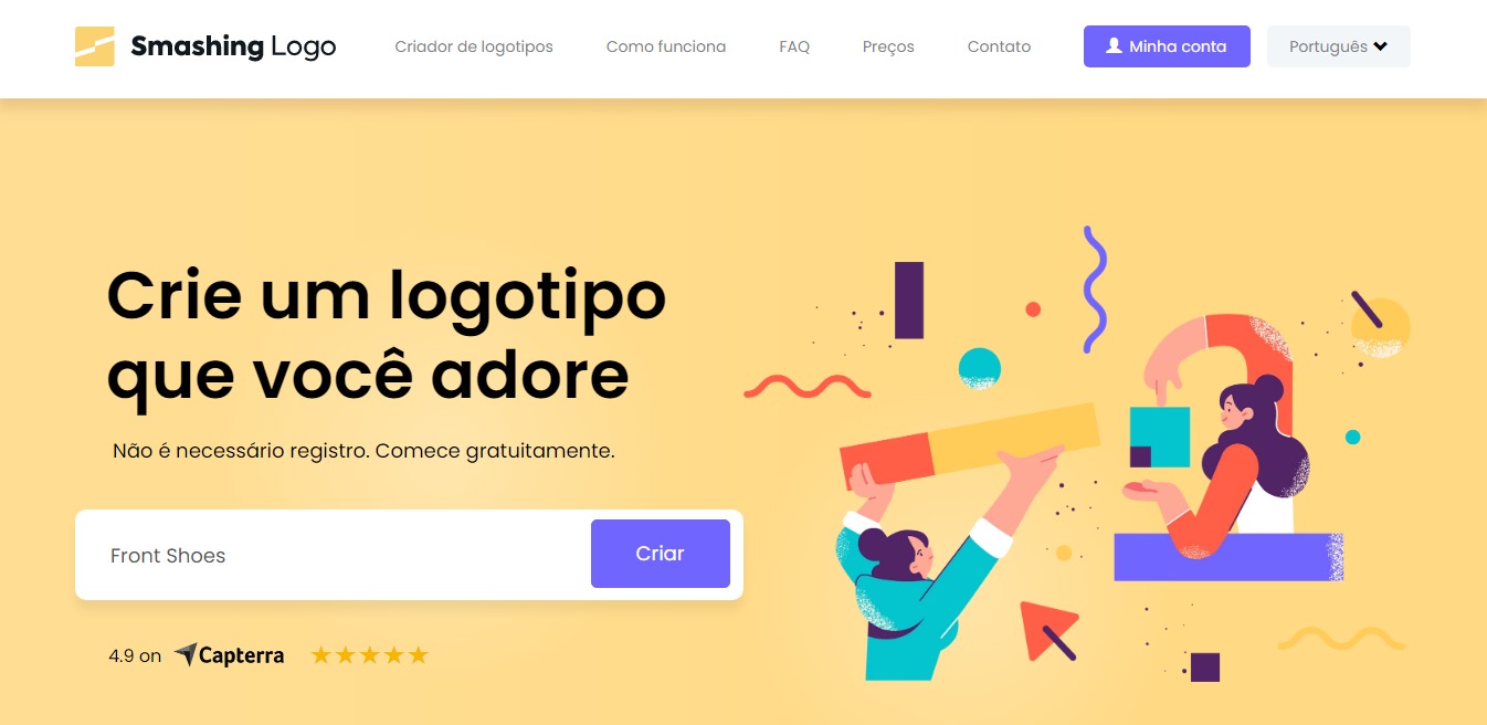 Smashing Logo criador de Logos