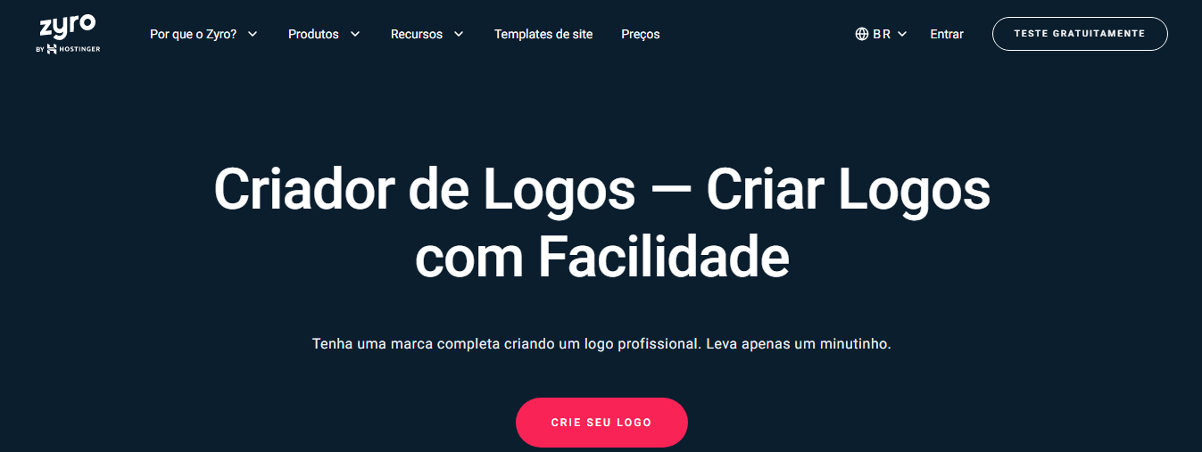 Criador de Logos Zyro